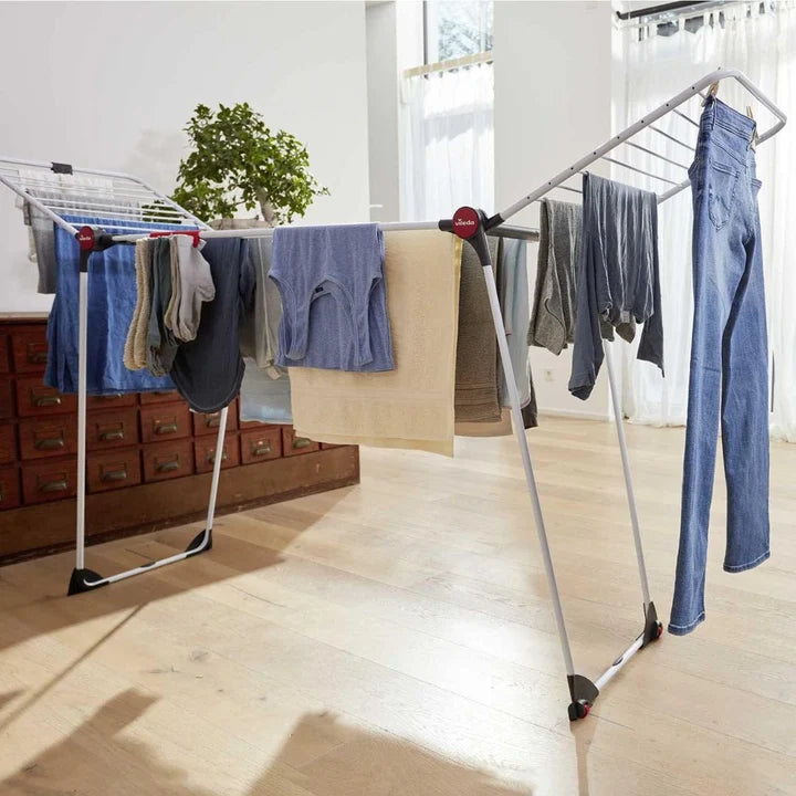 Tendedero con Varillas Telescópicas, Extensible hasta 2 Metros - Vileda Infinity Flex Plus
